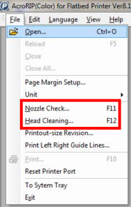 nozzle check